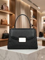 Sleek HexaFrame Handbag