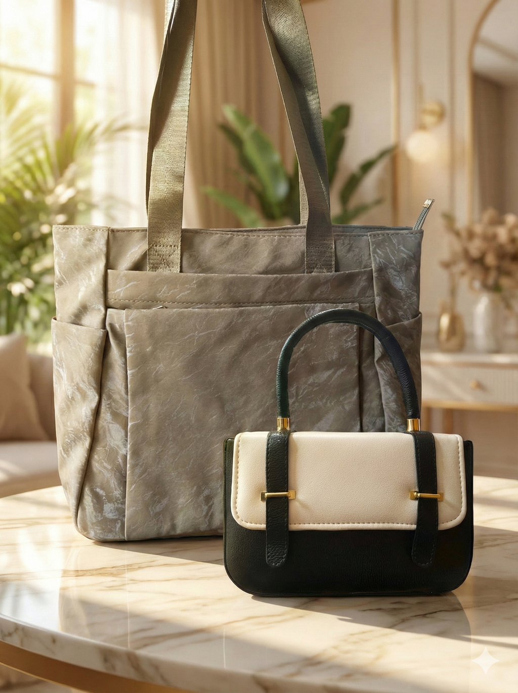 Marbella Crinkle Tote