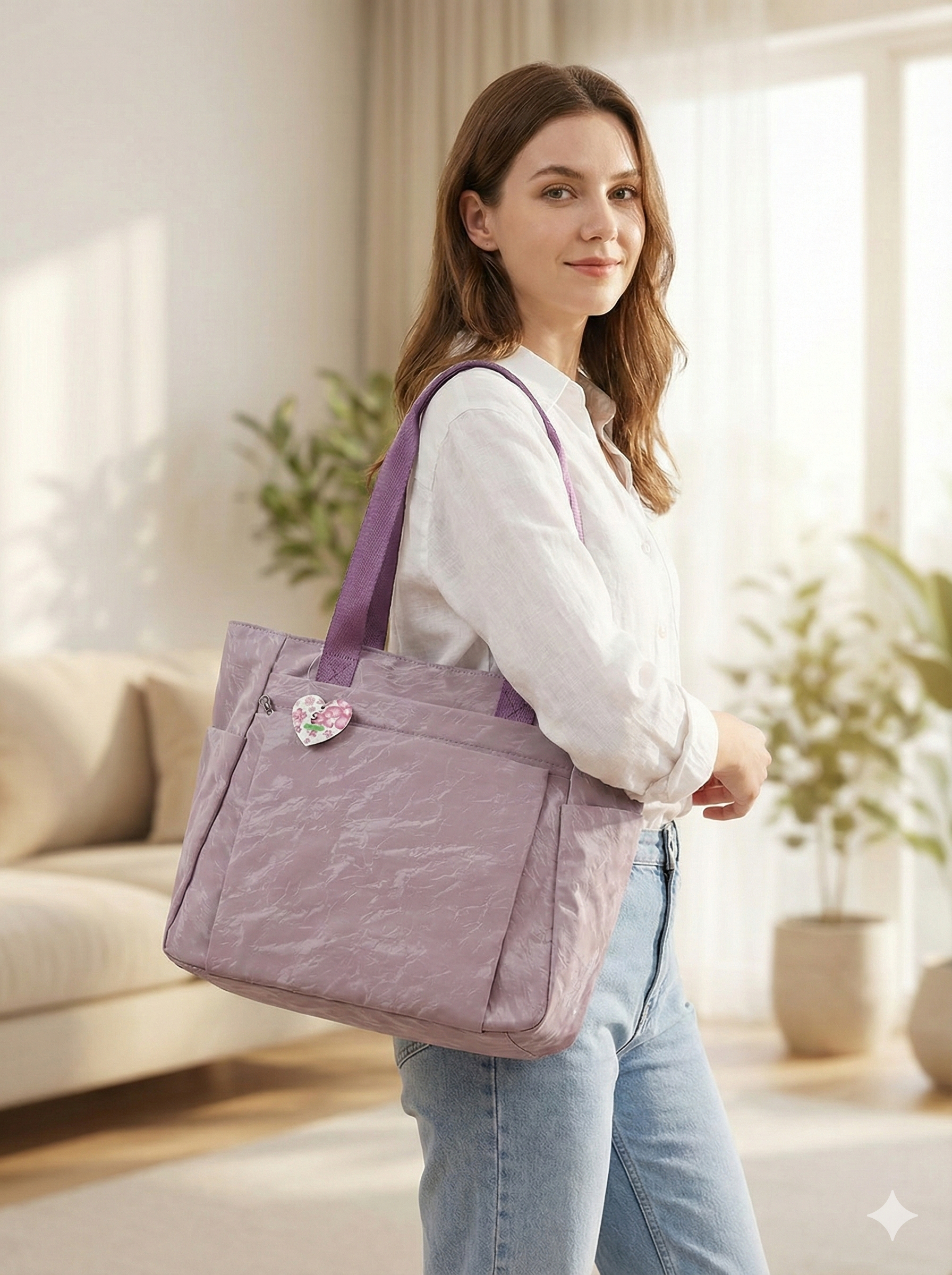 Marbella Crinkle Tote