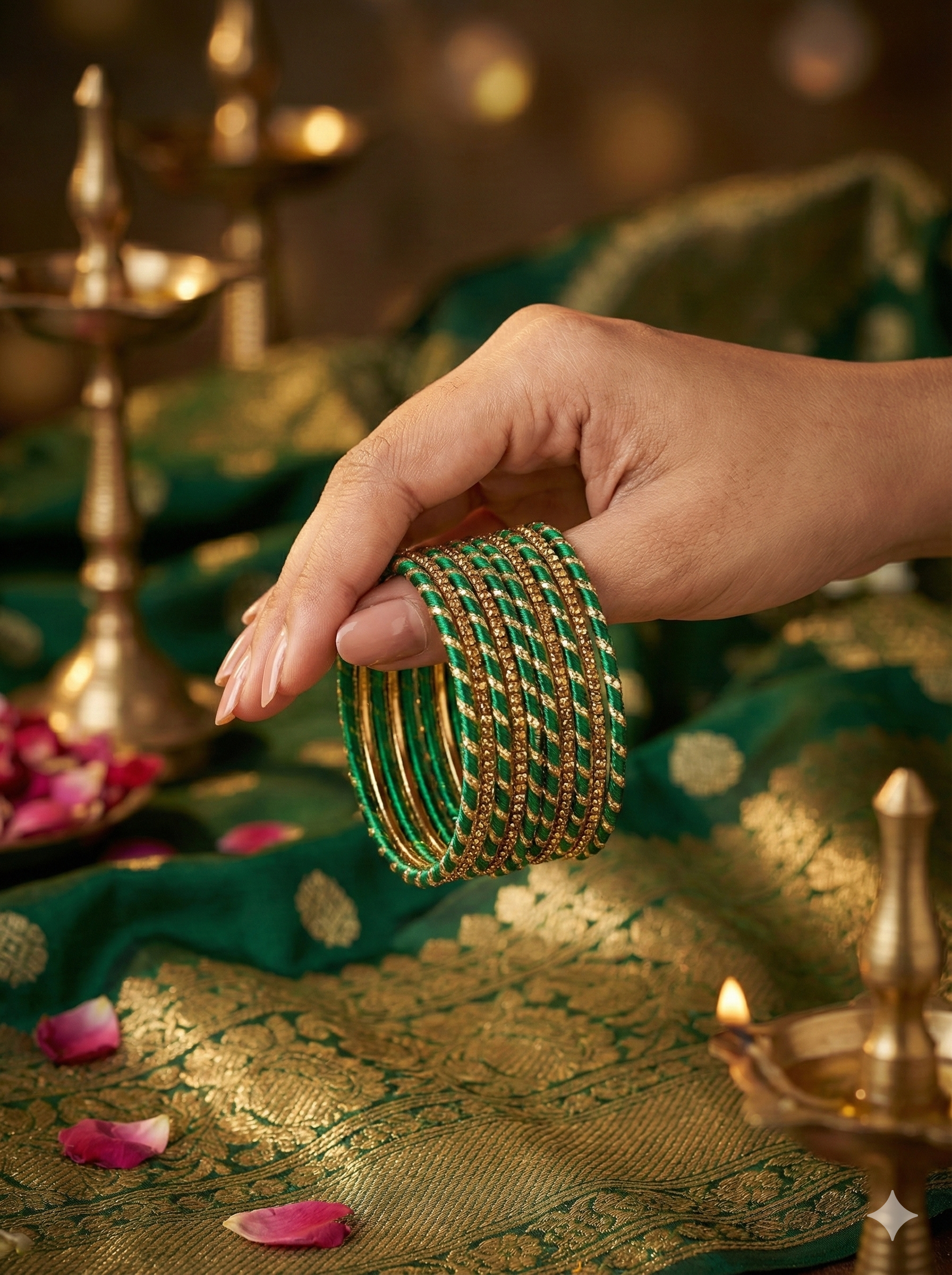 Twist Shine Silk Thread Bangles – Set of 12 | 11 Colour Variants