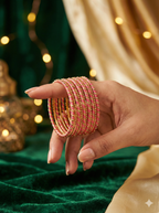 Twist Shine Silk Thread Bangles – Set of 12 | 11 Colour Variants