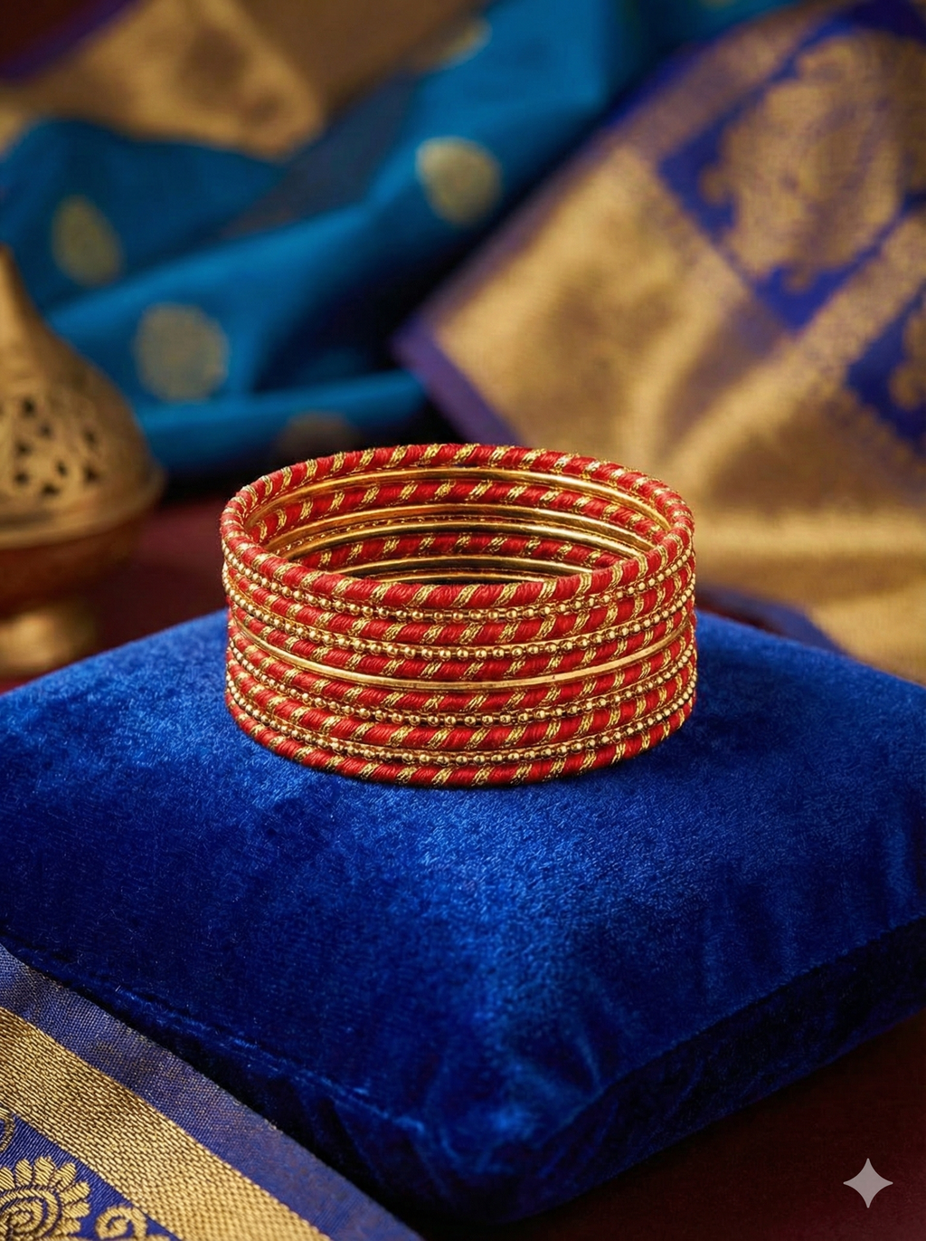 Twist Shine Silk Thread Bangles – Set of 12 | 11 Colour Variants