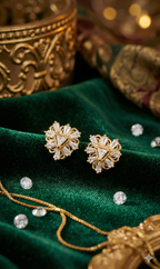 Classic Floral Cluster Studs