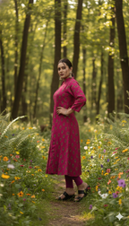 Royal Paisley Flared Kurti