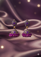 Beaded Antique Jhumka Earrings