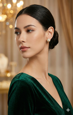 Classic Dome AD Stud Earrings