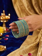 Twist Shine Silk Thread Bangles – Set of 12 | 11 Colour Variants