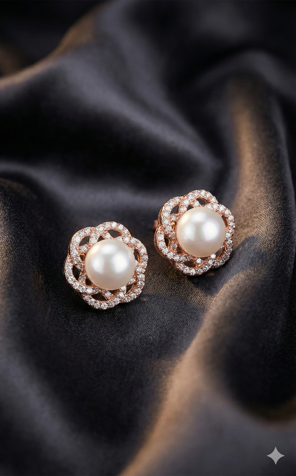 Pearl Radiance Stud Earrings