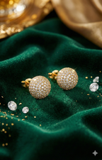 Classic Dome AD Stud Earrings