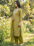 Vatican Silk Embroidered Suit Set