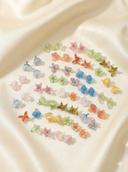 Korean Crystal Studs – Set of 6 Stylish Designs