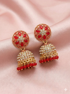 Classic Floral Dome Jhumkas