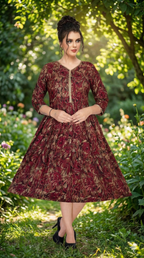 Capsule Glow Pleated Flare Top