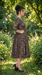 Capsule Glow Pleated Flare Top