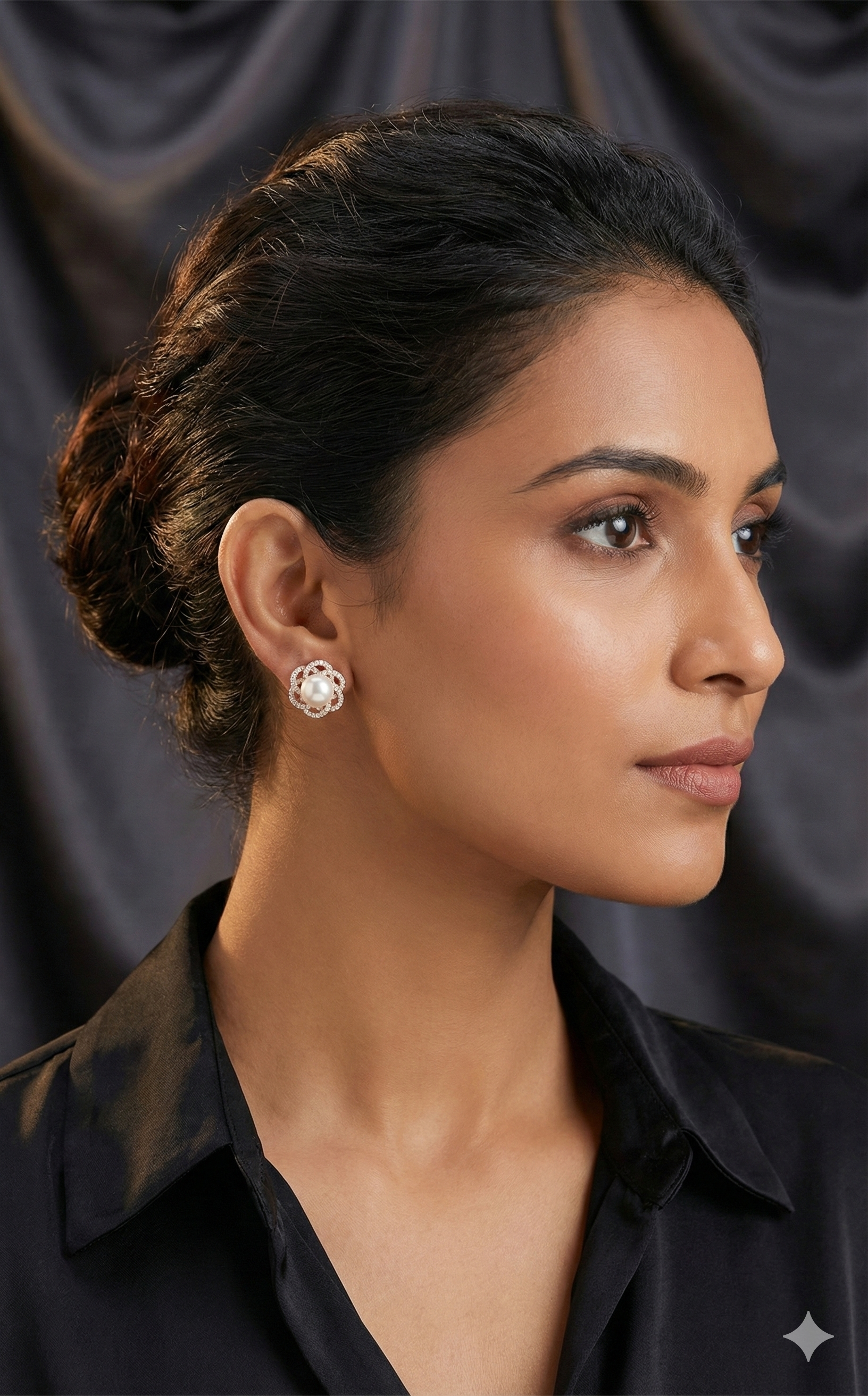 Pearl Radiance Stud Earrings