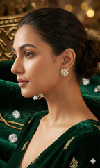 Classic Floral Cluster Studs