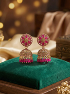 Classic Floral Dome Jhumkas