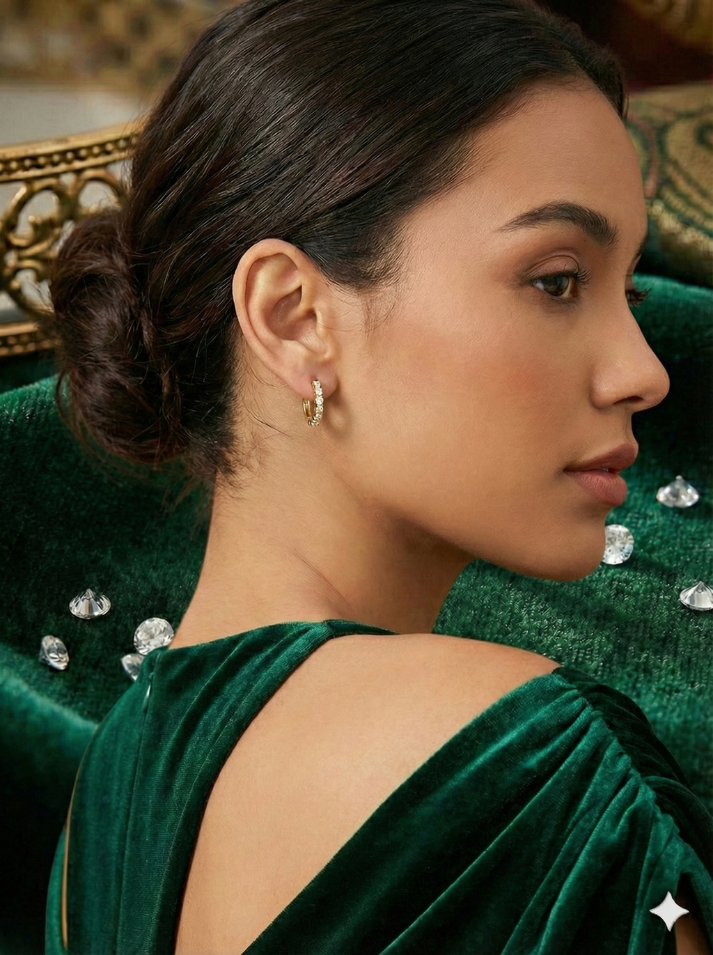 Classic AD Mini Hoop Earrings