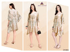 Elegant Designer Printed Kaftan